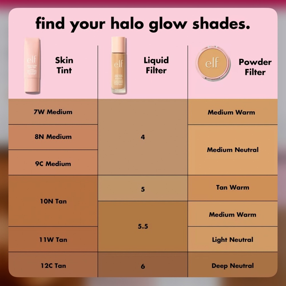 ELF Halo Glow Liquid Filter - Medium/Tan - Picture 4 of 5